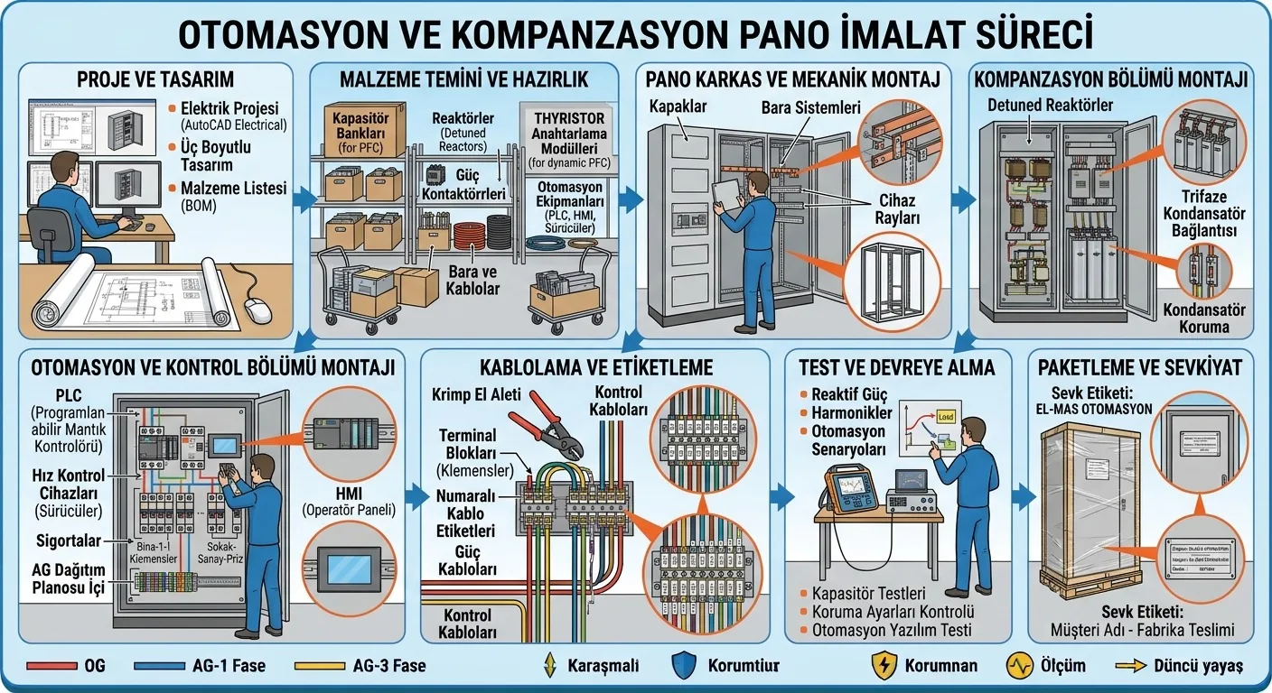 Otomasyon ve Kompanzasyon Pano İmalatı